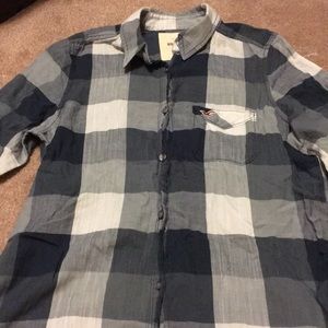 3/$25 Hollister Checkered Button Up Shirt Size M